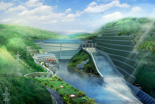 洞口老挝南塔河1号水电站项目